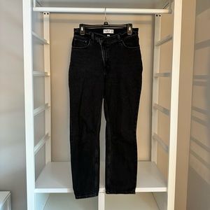 Abercrombie & Fitch The 90’s Slim Straight Ultra High Rise Curve Love Jeans